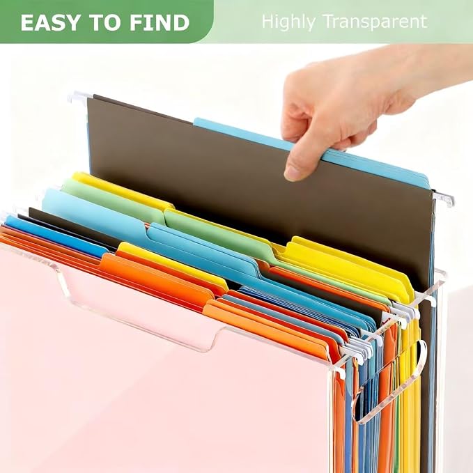 Acrylic File Organizer Box - Image 6