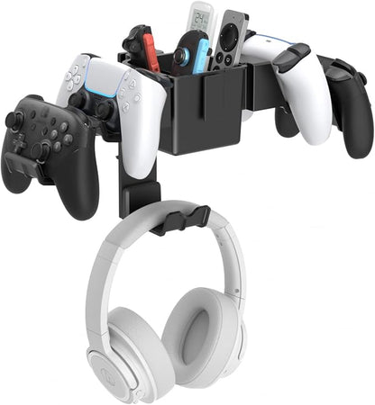 KDD Controller Wall Mount & Headset Holder, Universal Gaming Organizer Stand by KDD