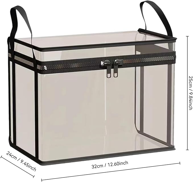 Large Clear Thick Plastic Storage Box - Image 3