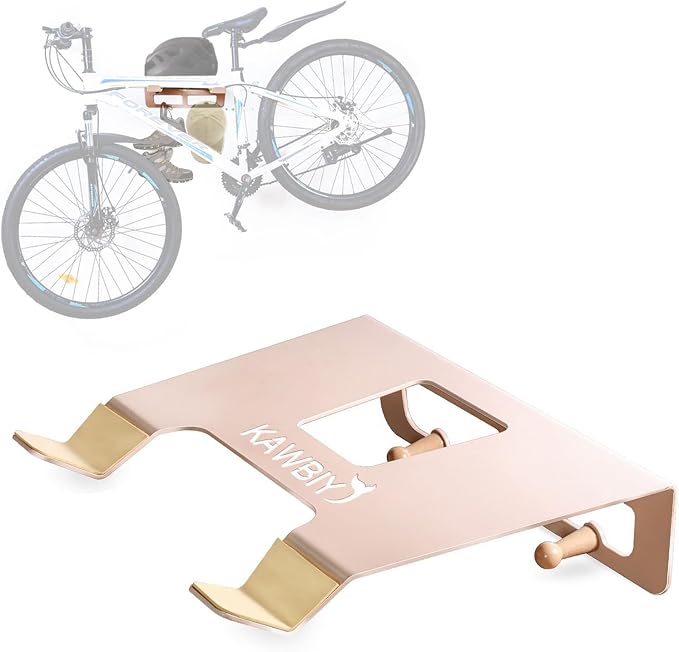 Bike Wall Mount With Shelf, Heavy-Duty Adjustable Bike Hanger, Hold Up To 66lbs by Unknown