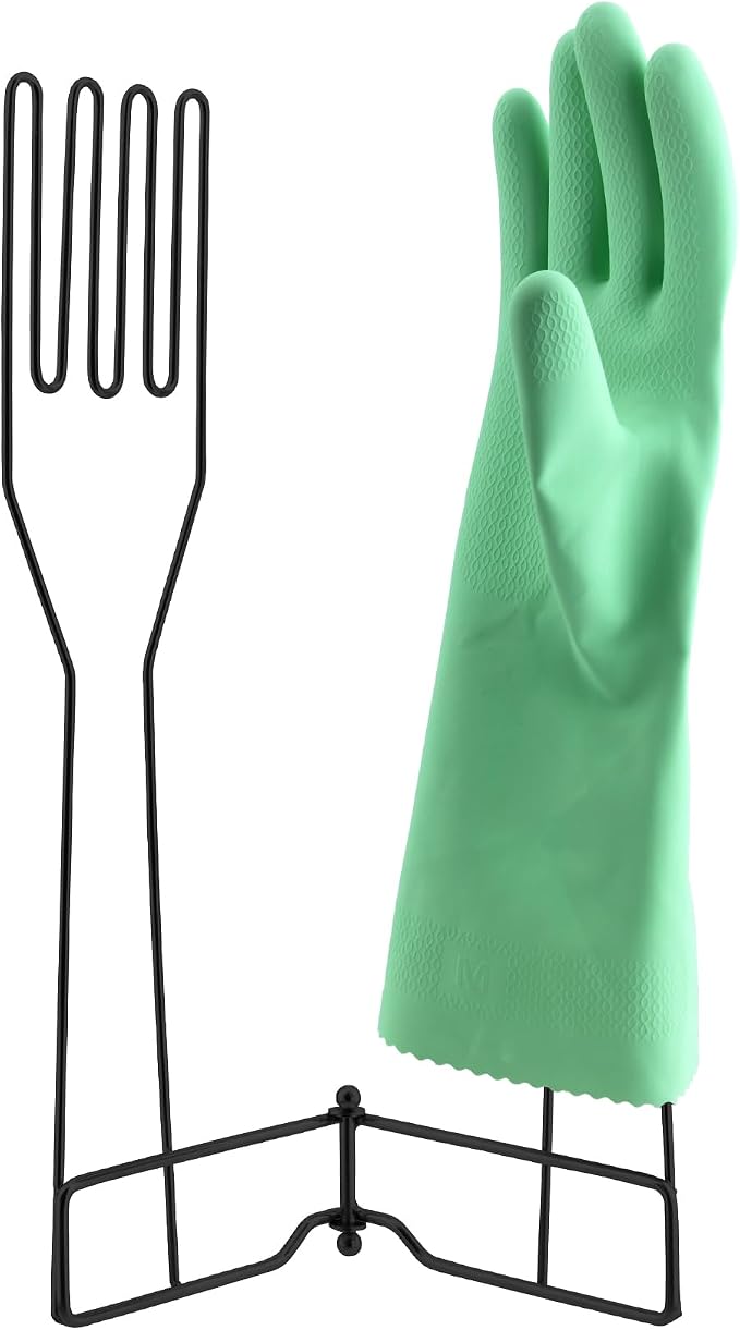 Kitchen Gloves Drying Rack, SUS 304 Stainless Steel Dish Gloves Holder by LEKUSHA