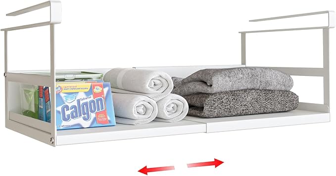 Expandable Under Cabinet Shelf Organizer by SHINEWON