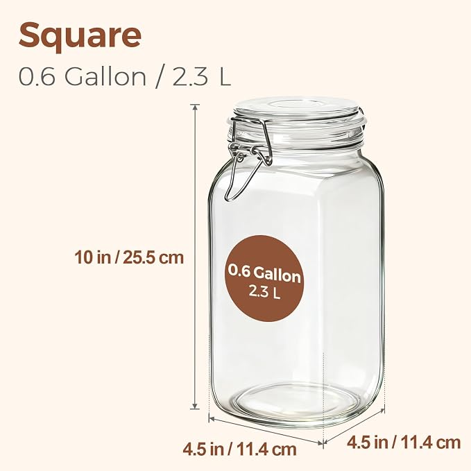 ComSaf Airtight Glass Jars - Image 2