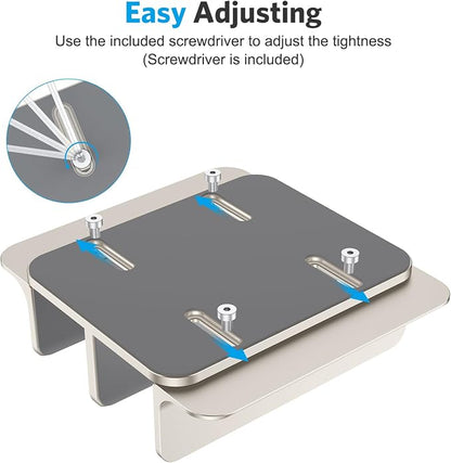 OMOTON Vertical Laptop Stand, Desktop Aluminum Mac Book Stand - Image 5