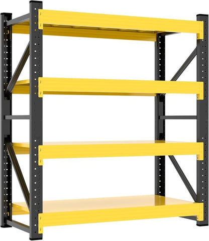 5000LBS Garage Storage Shelves, 4 Tier Metal Utitly Shelves Industrial Shelving by Unknown