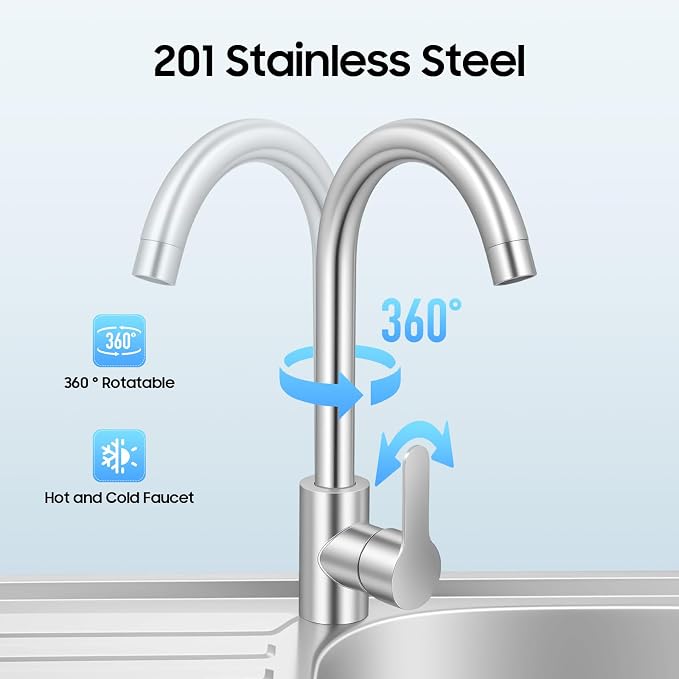 Outdoor Garden Sink with Hose Hook up Outside Sink - Image 4