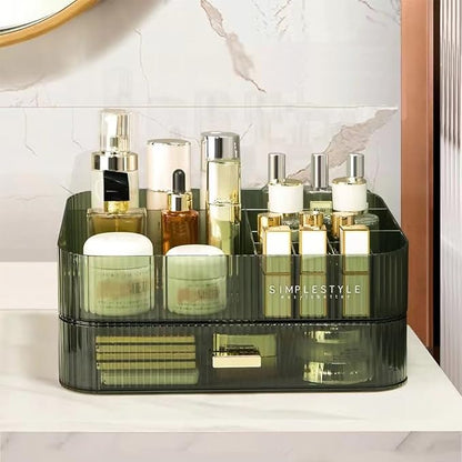 MIUOPUR Stackable Makeup Organizer Drawers, Bathroom Vanity Organizers and - Image 2