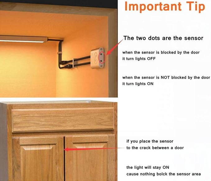 SENSKY Cabinet Lighting Kit Flexible LED Strip Lights Kit - Image 5