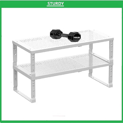 Metal Stackable Expandable Storage Shelf - Image 6