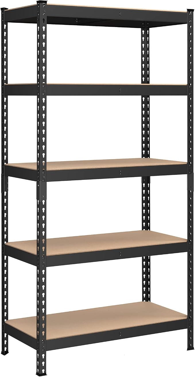 SONGMICS 5-Tier Storage Shelves, Load 2310 lb, Garage Storage, Boltless Assembly by SONGMICSbySONGMICSHOME