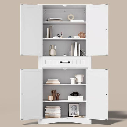 Gizoon 71'' Kitchen Pantry Storage Cabinet, Freestanding Pantry Organizers and - Image 9