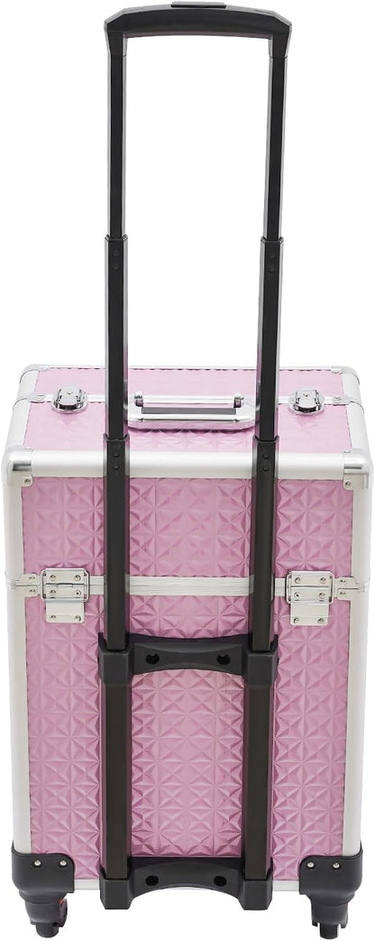 Professional Rolling Makeup Train Case - Image 2