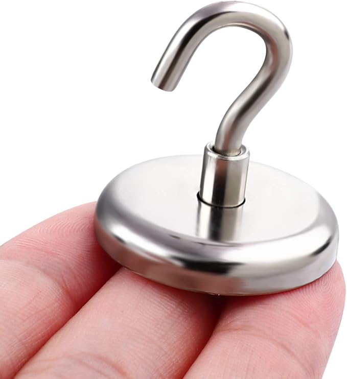 DIYMAG Strong Neodymium Magnetic Hooks, 120lbs Heavy Duty Rare Earth Magnets - Image 4