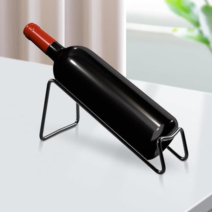 TONLEA Countertop Wine Rack, Metal Small Wine Rack, Tabletop Wine Storage Stand - Image 4