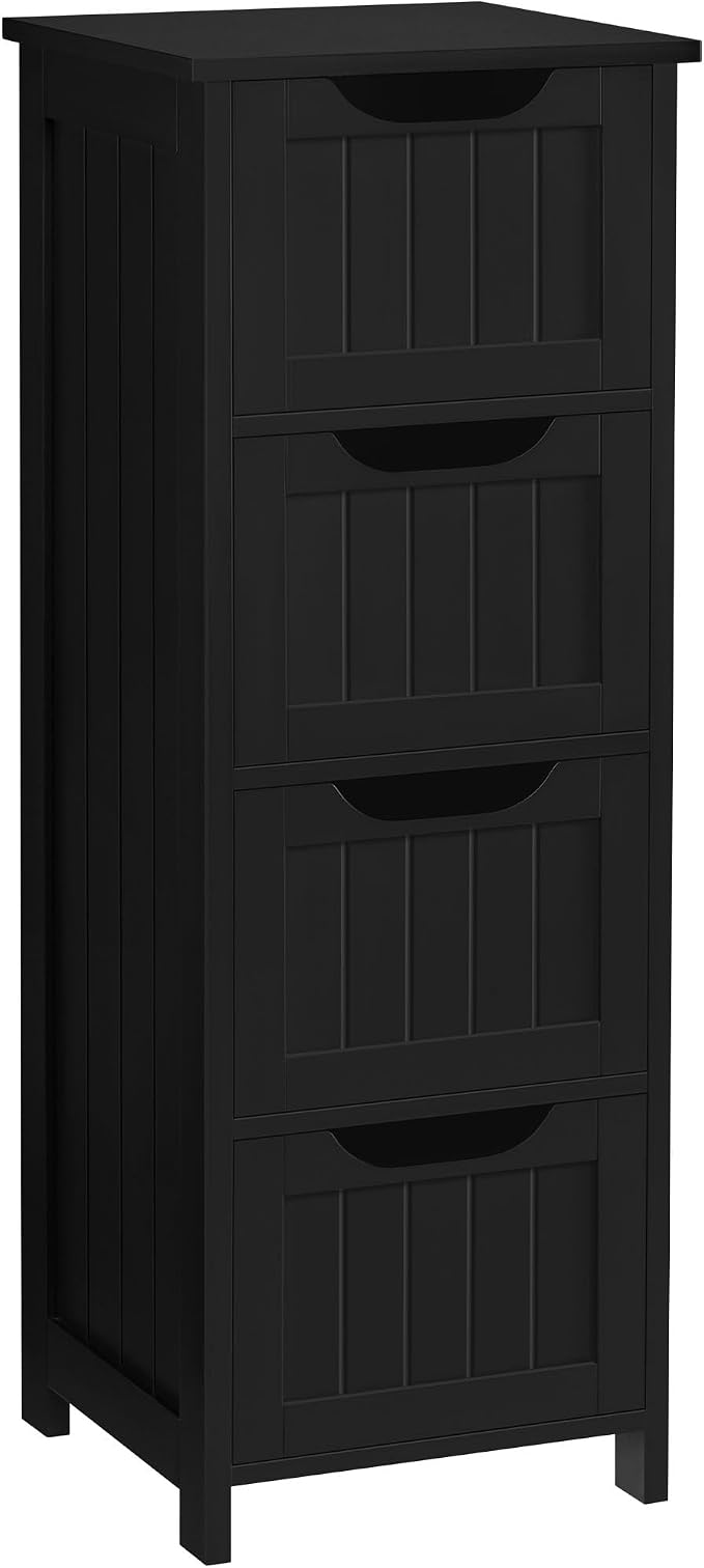Yaheetech Bathroom Storage Cabinet, Beside Toilet or Vanity, Beadboard Tower by Unknown
