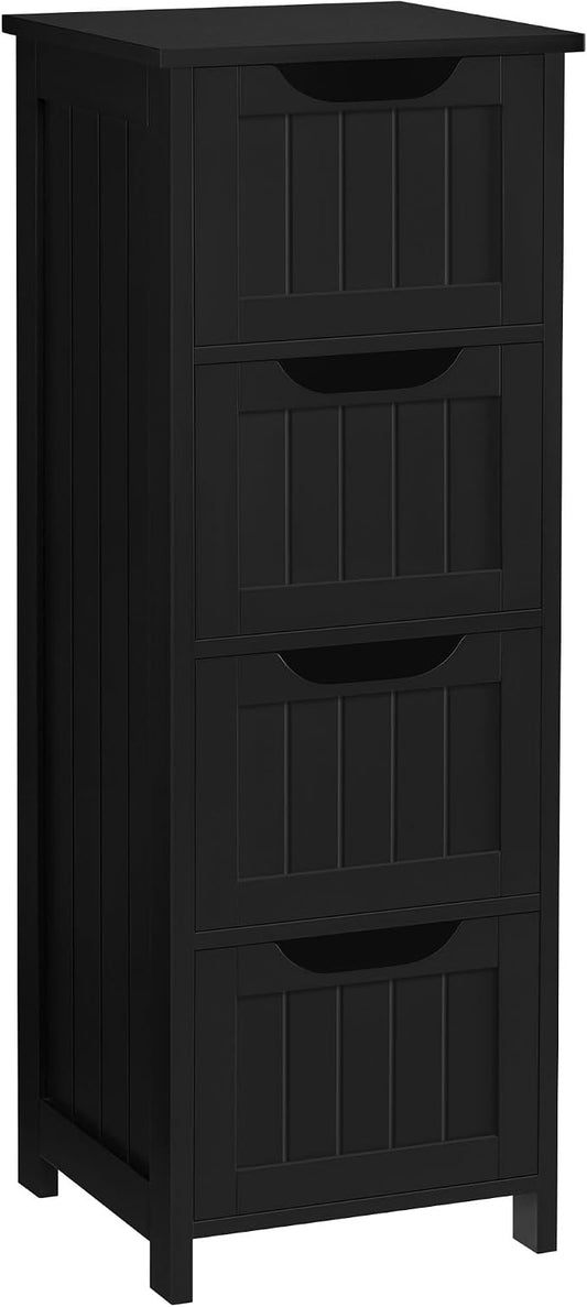 Yaheetech Bathroom Storage Cabinet, Beside Toilet or Vanity, Beadboard Tower by Unknown