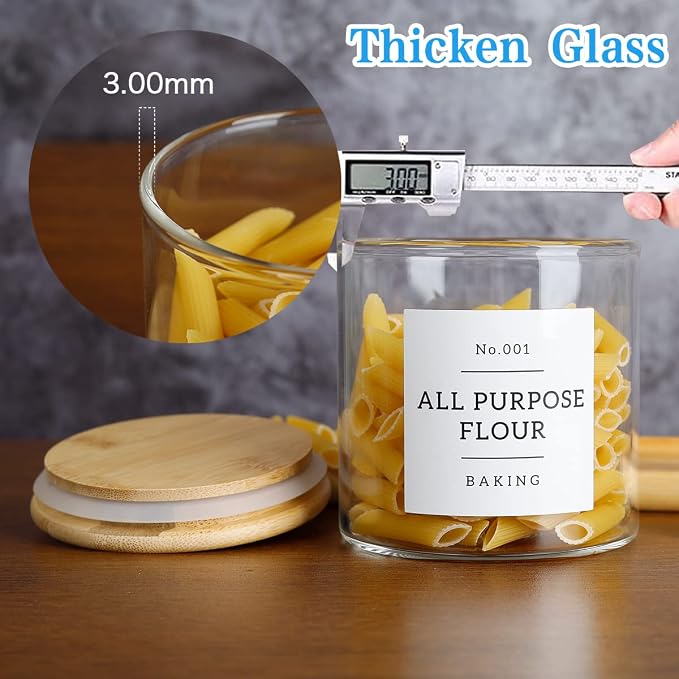 20 OZ Glass Food Storage Jars - Image 6
