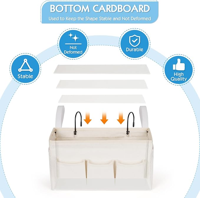 Bedside Storage Caddy/Bedside Hanging Storage Bag - Image 6