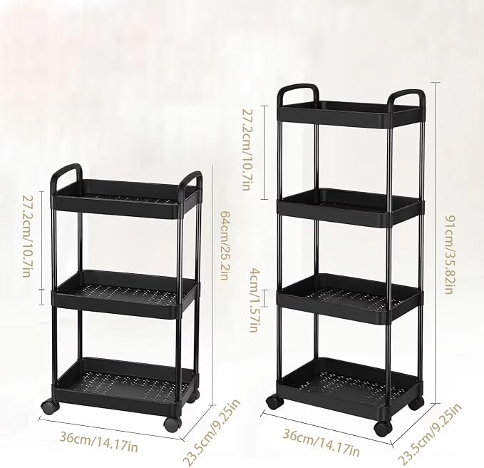 3-Layer, 4-Layer Rolling Cart - Image 4