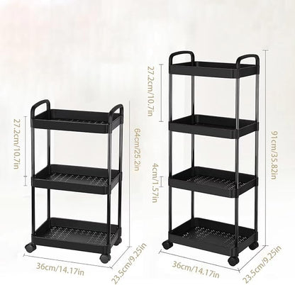 3-Layer, 4-Layer Rolling Cart - Image 4
