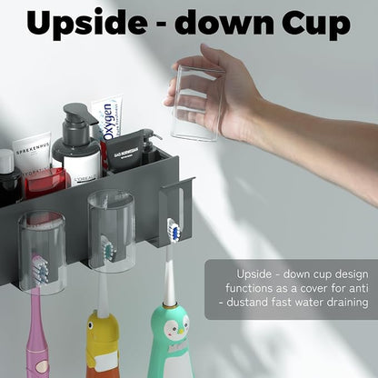 Toothbrush Holders for bathrooms, Toothbrush Holders Wall Mounted, - Image 3