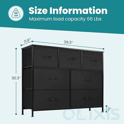 OLIXIS Black Dresser for Bedroom - Image 3