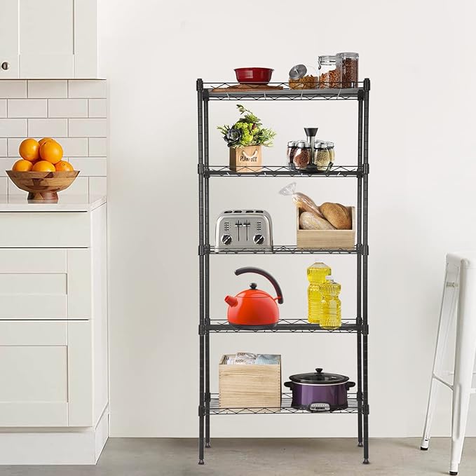 BestOffice Adjustable NSF-Certified Metal Shelf Wire Shelving Unit Storage - Image 2