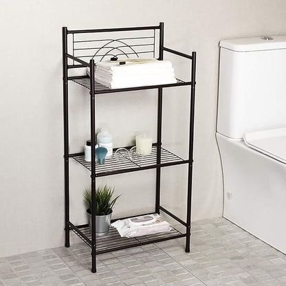 L&H UNICO 3-Tier Free Standing Wire Rack Durable Metal Shelving Storage Unit - Image 5