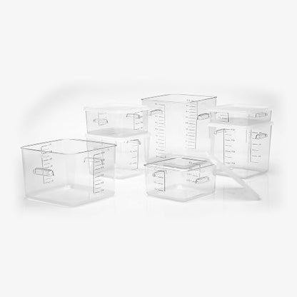 Rubbermaid Commercial Products, Space Saving Square Food Storage Container - Image 2