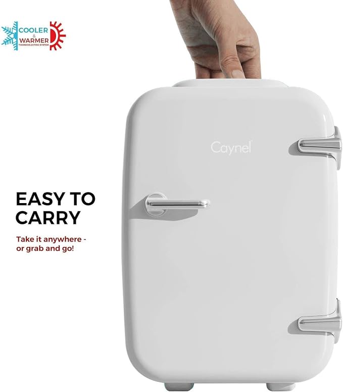 CAYNEL Mini Fridge Portable Thermoelectric 4 Liter Cooler and Warmer - Image 6