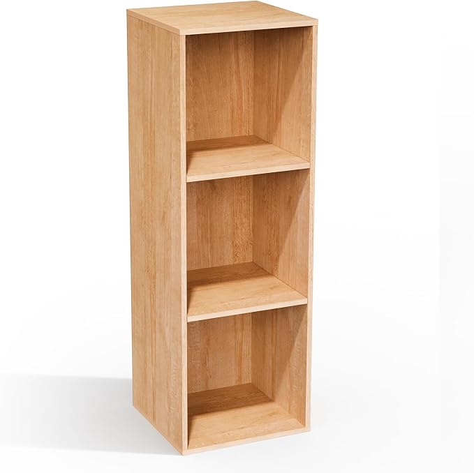 3 Cube Storage Organizer, Cube Shelf，3 Tier Cube Low Bookcase Freestanding - Image 6