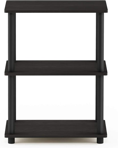 Furinno TURN-N-TUBE Storage Shelves, 3-Tier Book Shelf, Corner Shelf, Toolless - Image 5