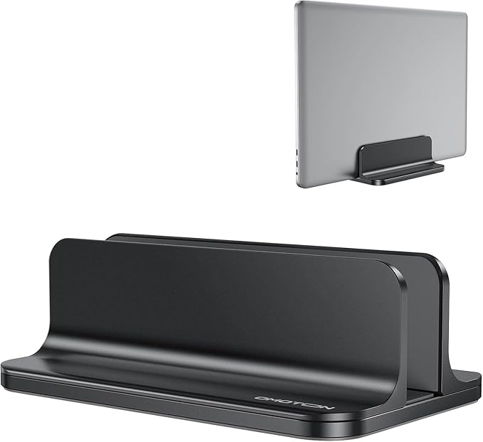 OMOTON Vertical Laptop Stand Holder, Desktop Aluminum Stand by OMOTON
