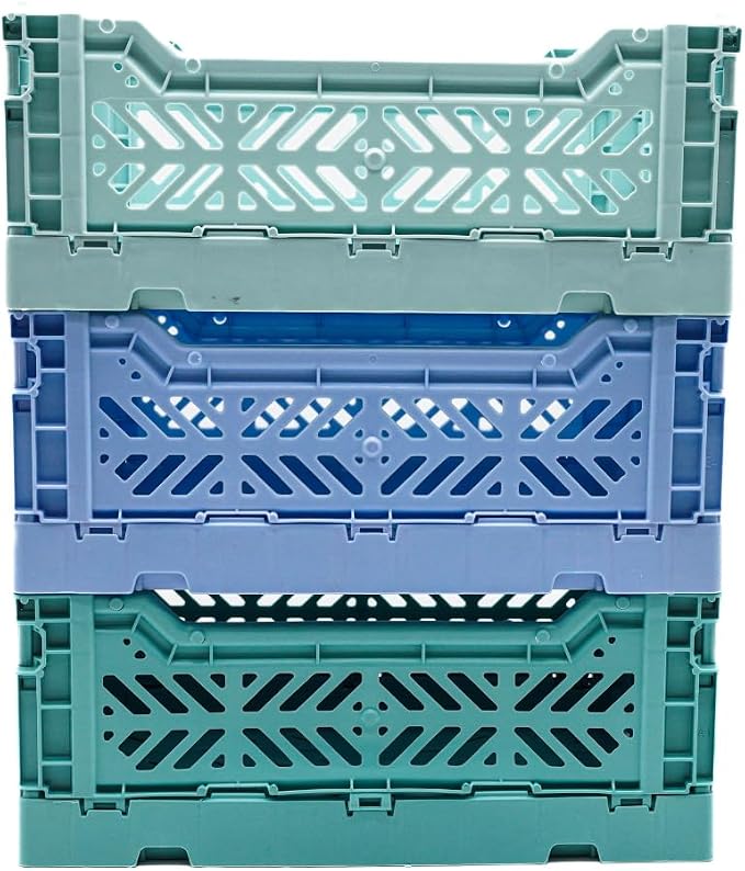 Collapsible Storage Box, Foldable Crate Organizer Bin - Image 2