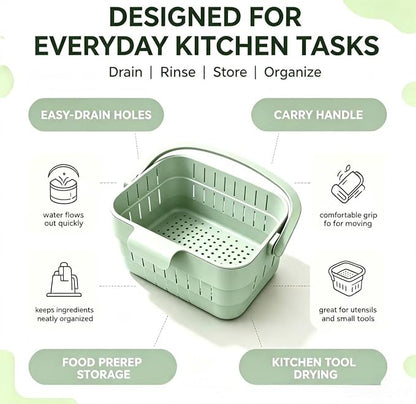 Foldable Hanging Sink Drain Basket, Stretchable Kitchen Sink Strainer, 2026 - Image 6