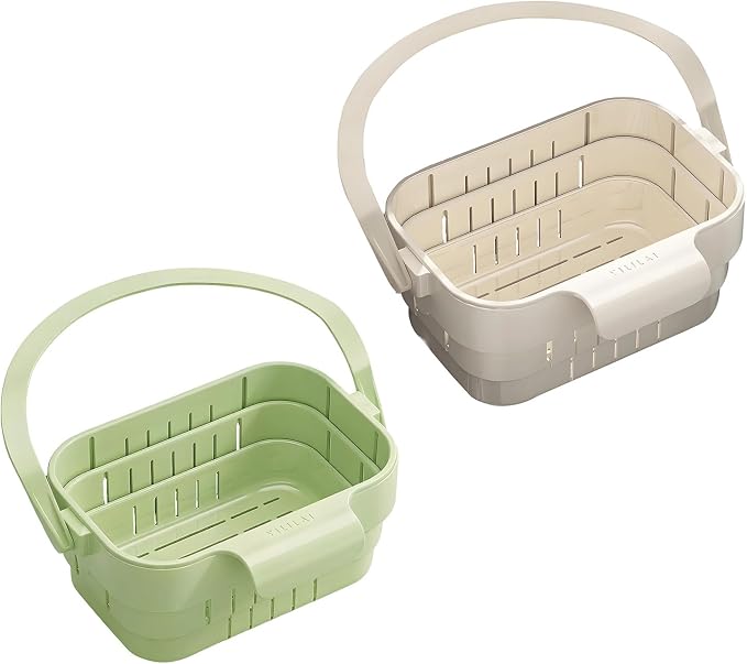 Foldable Sink Drainer Basket Hanging Strainer Colander - Image 9