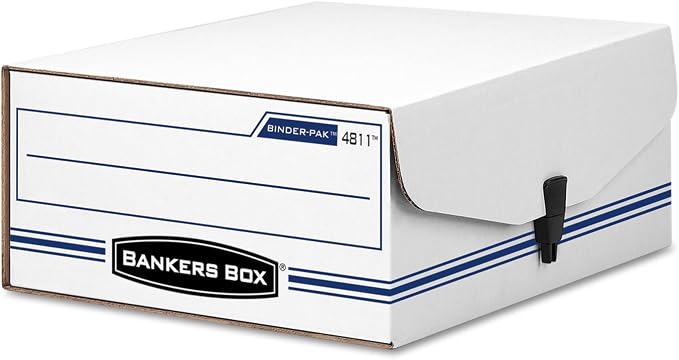 Bankers Box 48110 Storage File Box, Snap Close, 9-1/8-Inch x11-3/8-Inch by BankersBox