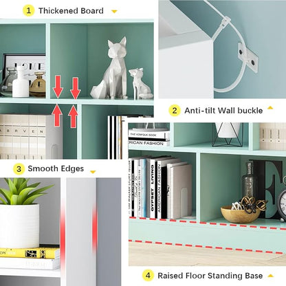IOTXY Open Shelf Low Bookcase - Image 4