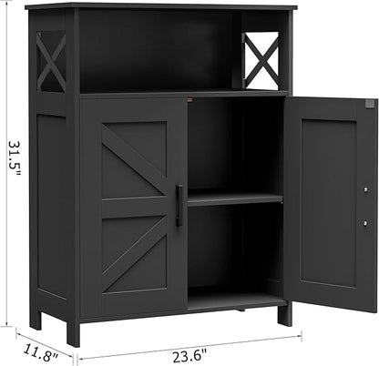 Homhedy Farmhouse Bathroom Storage Cabinet - Image 3