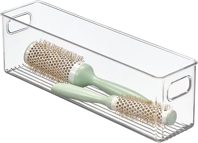 mDesign Plastic Bathroom Storage Container Bins w/ Handles - Image 8