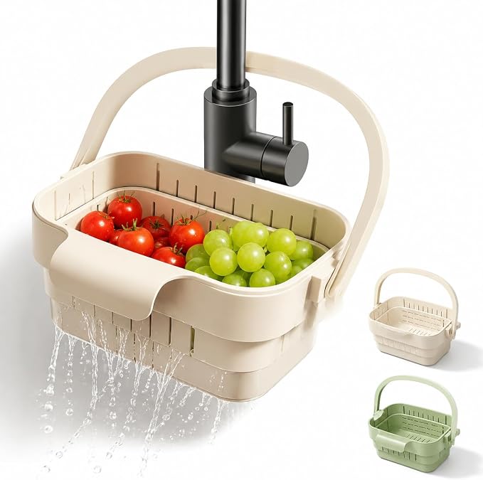 Foldable Colander Sink Drain Basket by Unknown