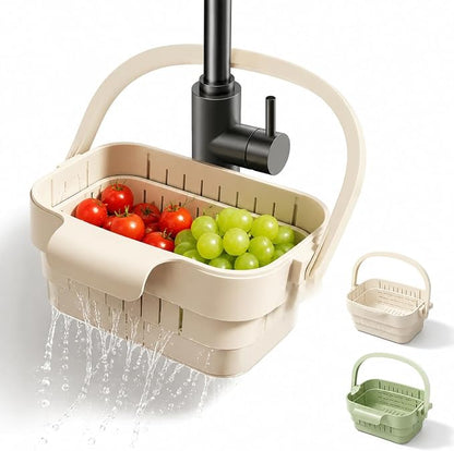 Foldable Colander Sink Drain Basket by Unknown