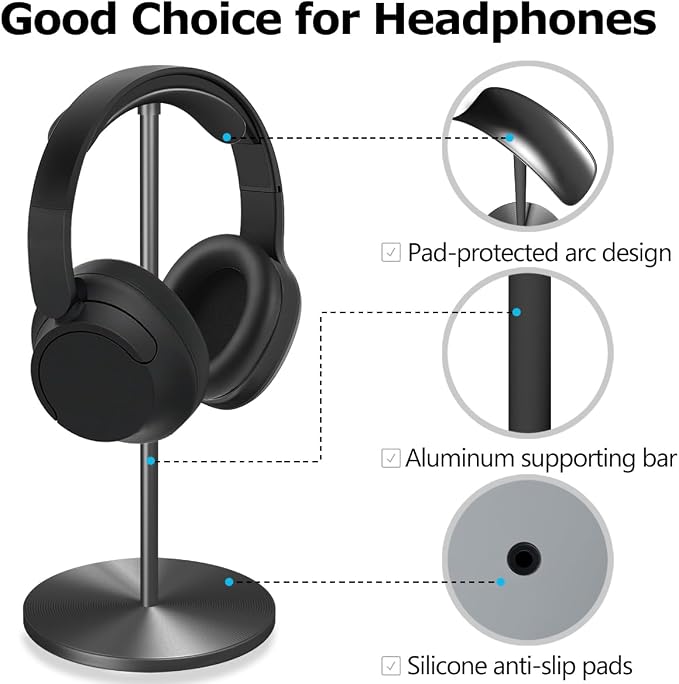 Headphone for Desk Hanger Holder Organizer Keeper Racks Storage Mount Gaming - Image 5