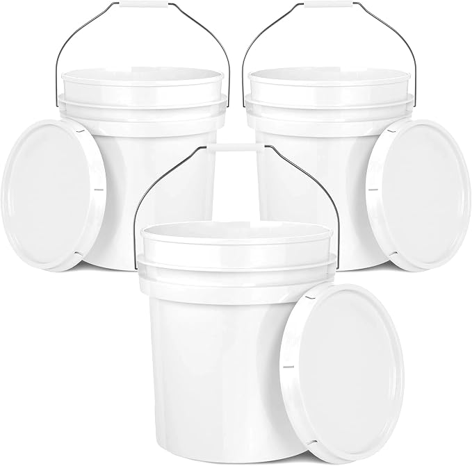 EconoHome 5-Gallon White Bucket Pail Container by EconoHome
