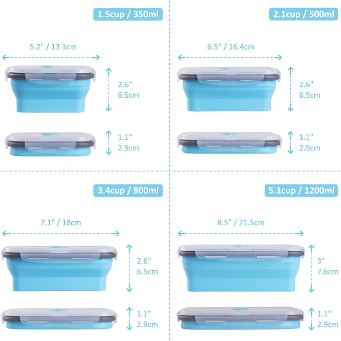 Collapsible Food Storage Containers - Image 5