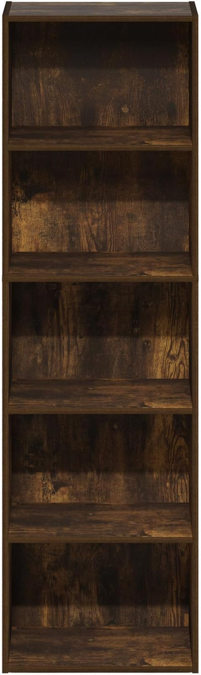 Furinno LUDER Book Shelf, 5-Cube Bookshelf, Bookcase - Image 5