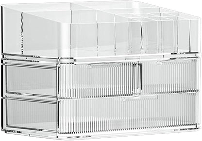 Fenteer Makeup Organizer Drawer Organizer Clear Large Capacity Cosmetic Display - Image 7