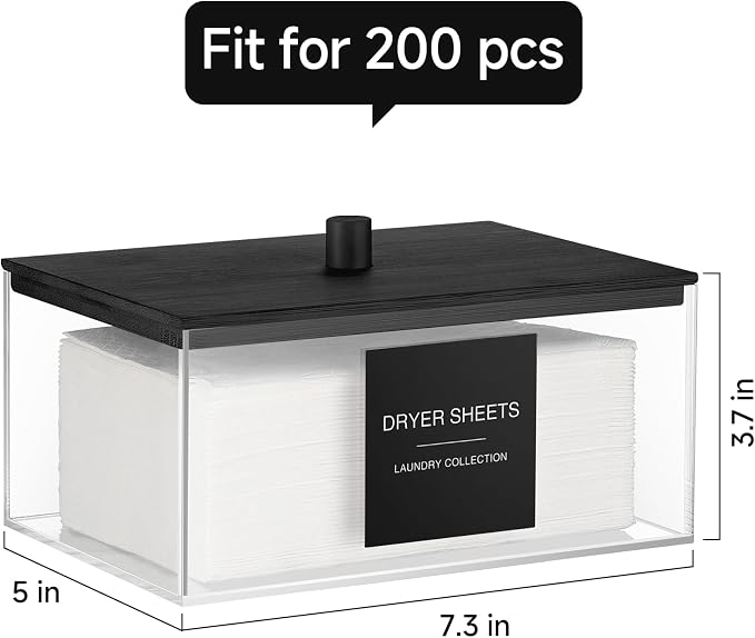 TIPGO Acrylic Dryer Sheet Holder - Image 3