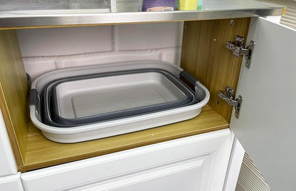 SAMMART Collapsible Plastic Laundry Basket - Image 3