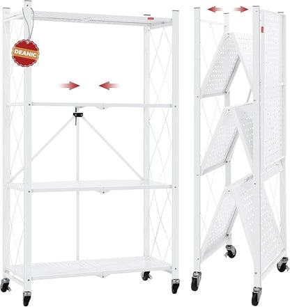 DEANIC 4 Tier Foldable Storage Shelves by ShowNow